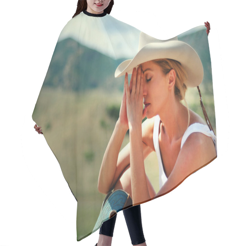 Personality  Cowgirl Hair Cutting Cape