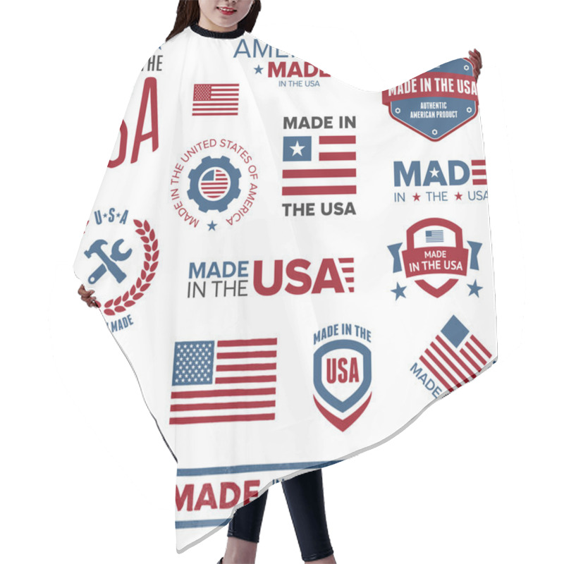 Personality  Made In The USA Designs Hair Cutting Cape