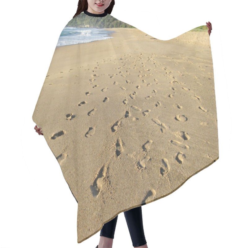 Personality  Footprints Hair Cutting Cape