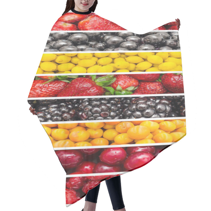 Personality  Exotic Summer Fruits Hair Cutting Cape