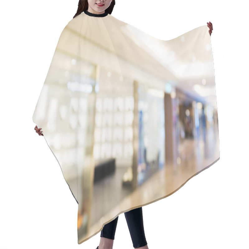 Personality  Blurred Shopping Center Hair Cutting Cape