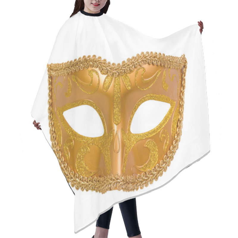 Personality  Carnival Mask Hair Cutting Cape