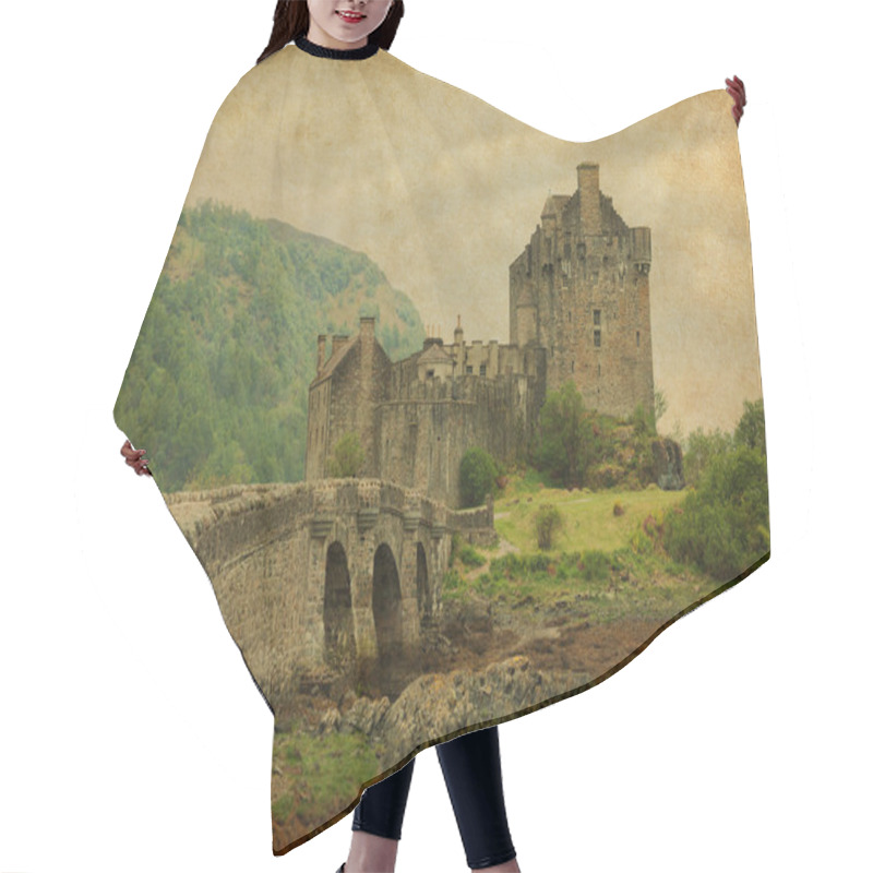 Personality  Eilean Donan Castle Hair Cutting Cape