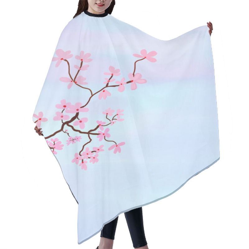 Personality  Sakura Hair Cutting Cape