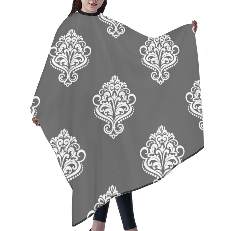 Personality  Geometric Seamless Pattern With Floral Motifs Hair Cutting Cape