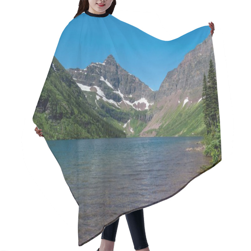 Personality  Two Medicine Lake In Glacier National Park, Montana Hair Cutting Cape