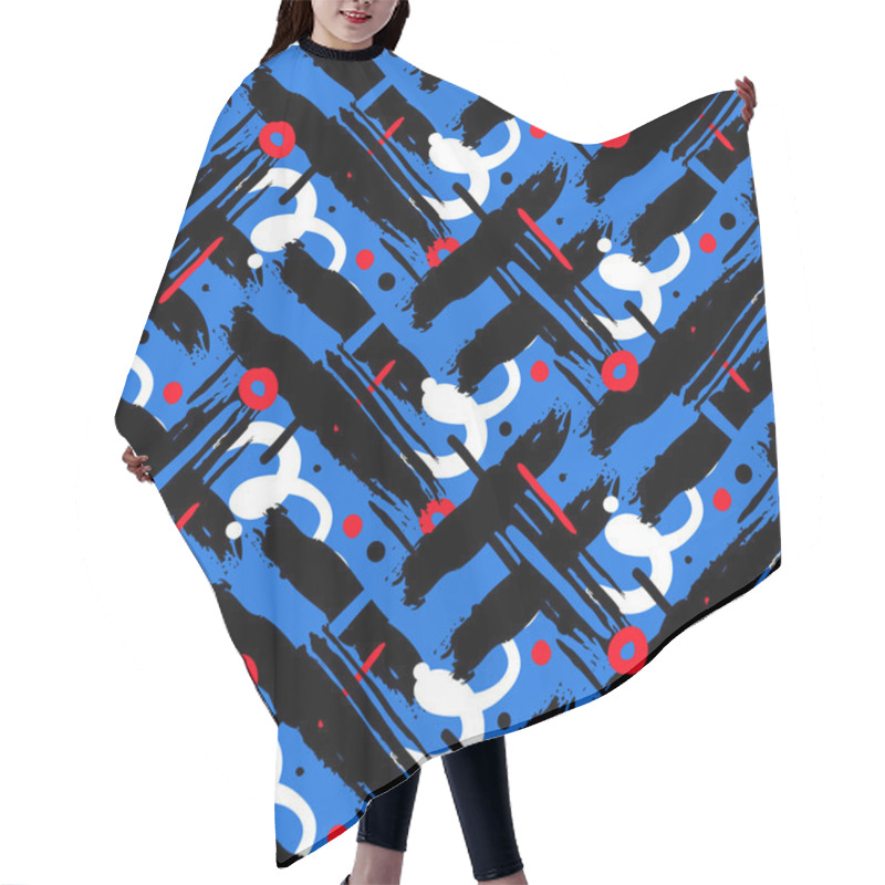 Personality  Abstract Seamless Pattern Hair Cutting Cape