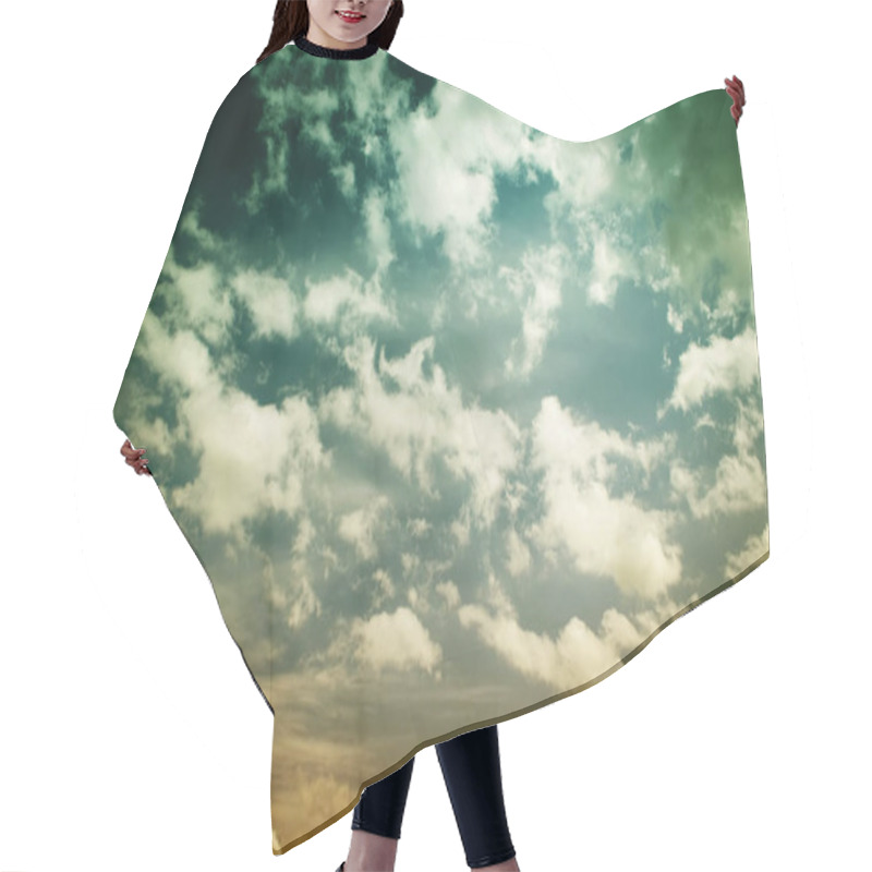 Personality  Fog And Clouds In The Evening Sky Hair Cutting Cape