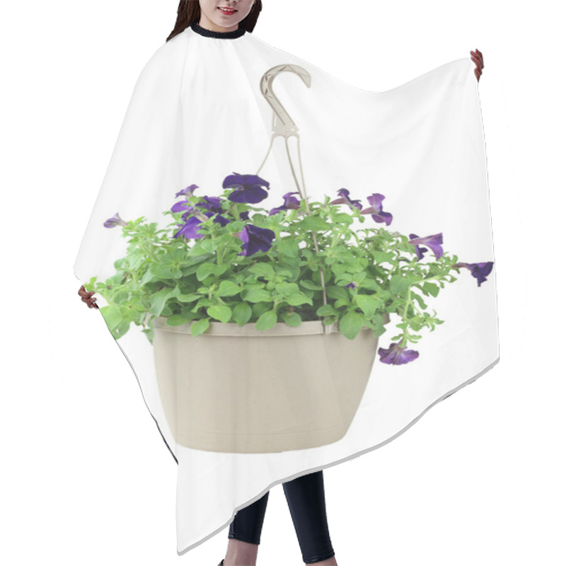 Personality  Isolated Petunias Hair Cutting Cape