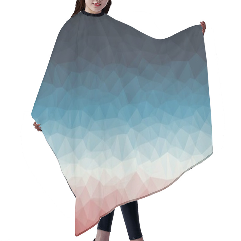 Personality  Dark Minimal Background With Mosaic Design Hair Cutting Cape