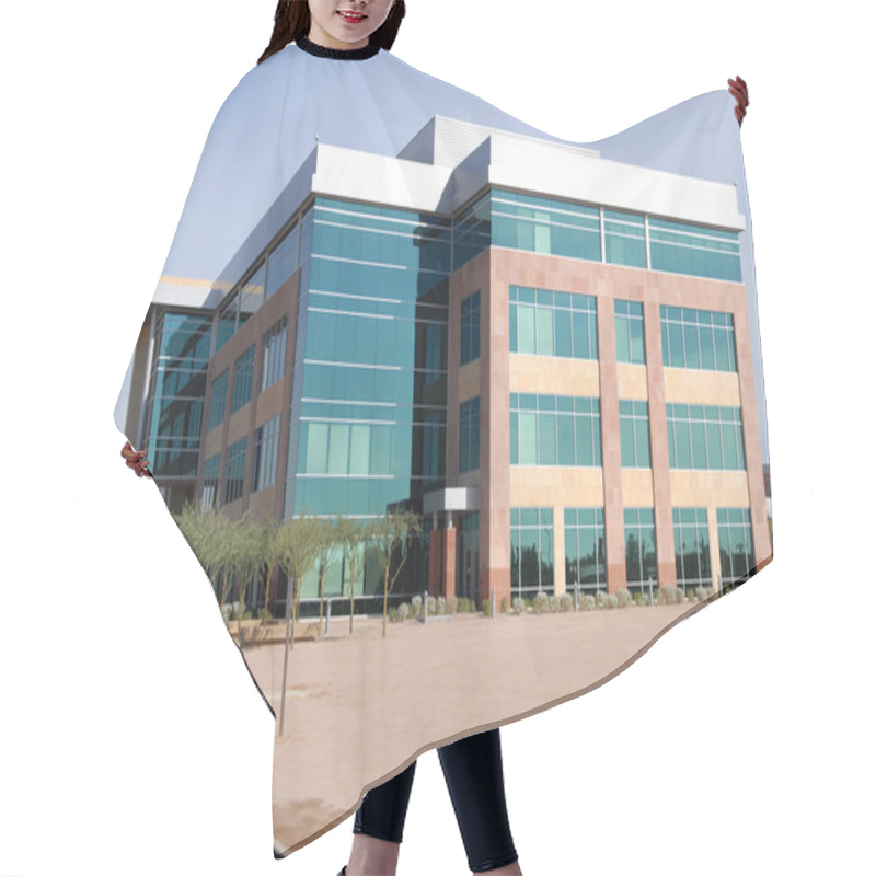 Personality  Generic Modern Empty Office Building Hair Cutting Cape