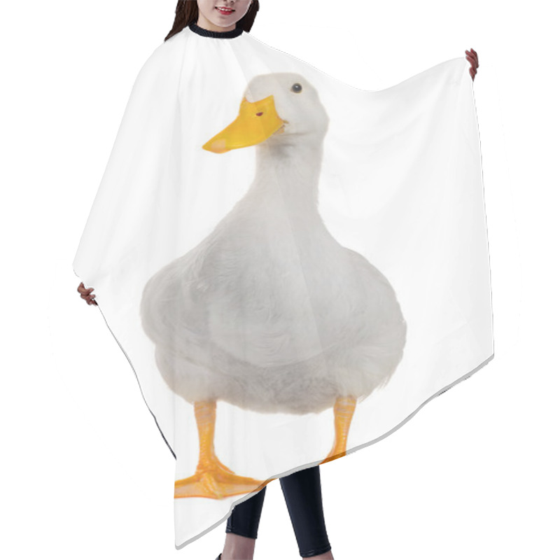 Personality  Duck White Hair Cutting Cape