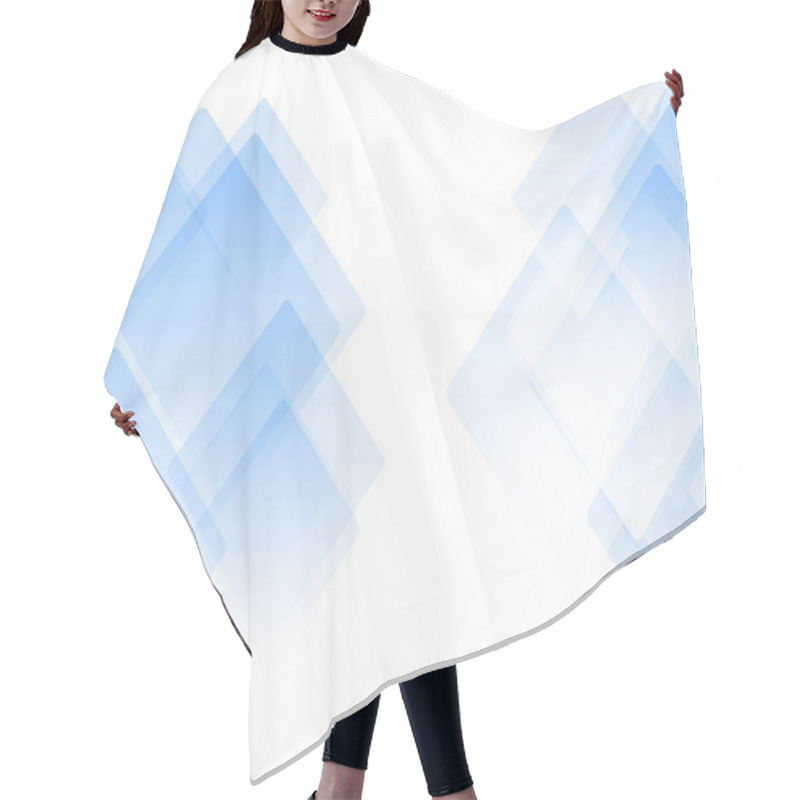 Personality  Abstract Background With A Gradient Squares Design  Hair Cutting Cape