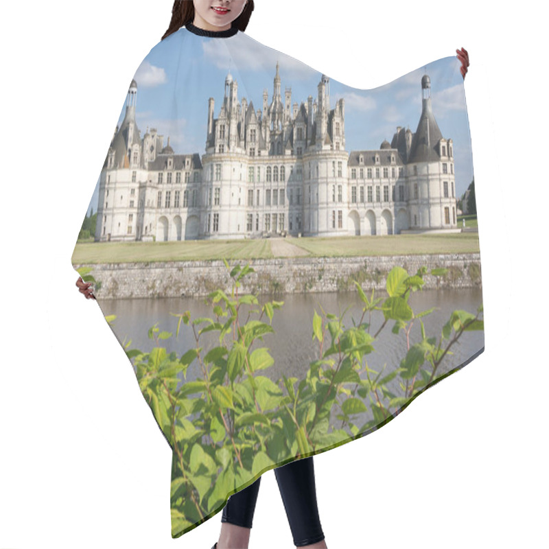 Personality  Chambord Castle And Its Reflection Near Blois, France Hair Cutting Cape