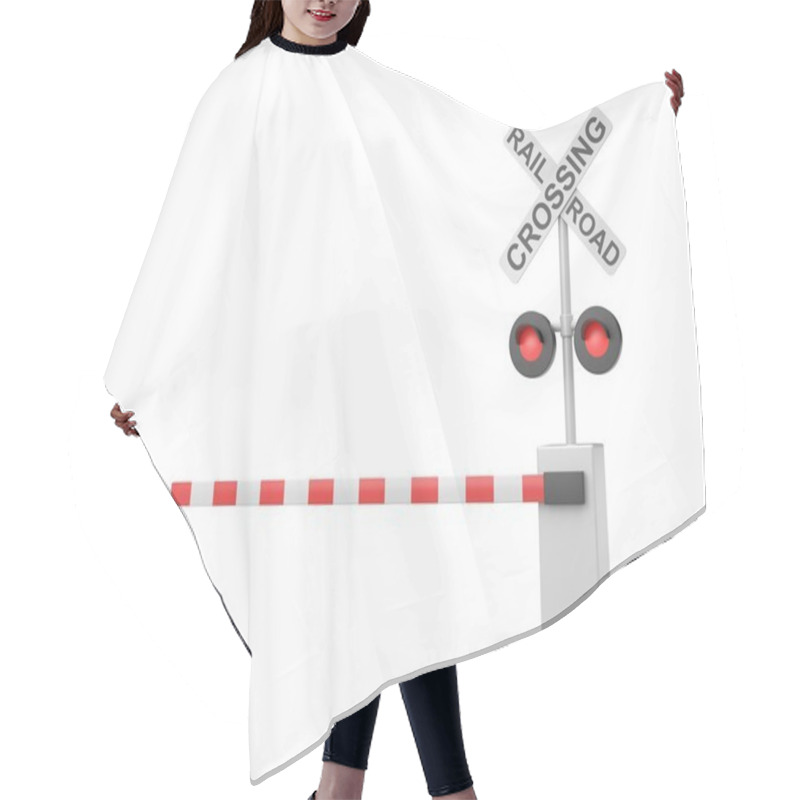 Personality  Railroad Crossing Hair Cutting Cape