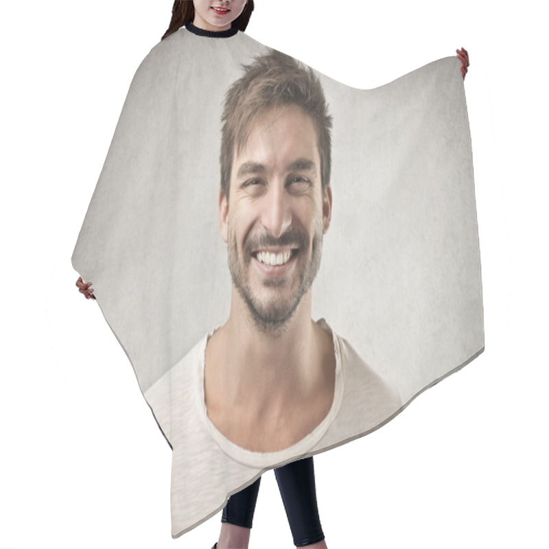 Personality  Smiling Man Hair Cutting Cape