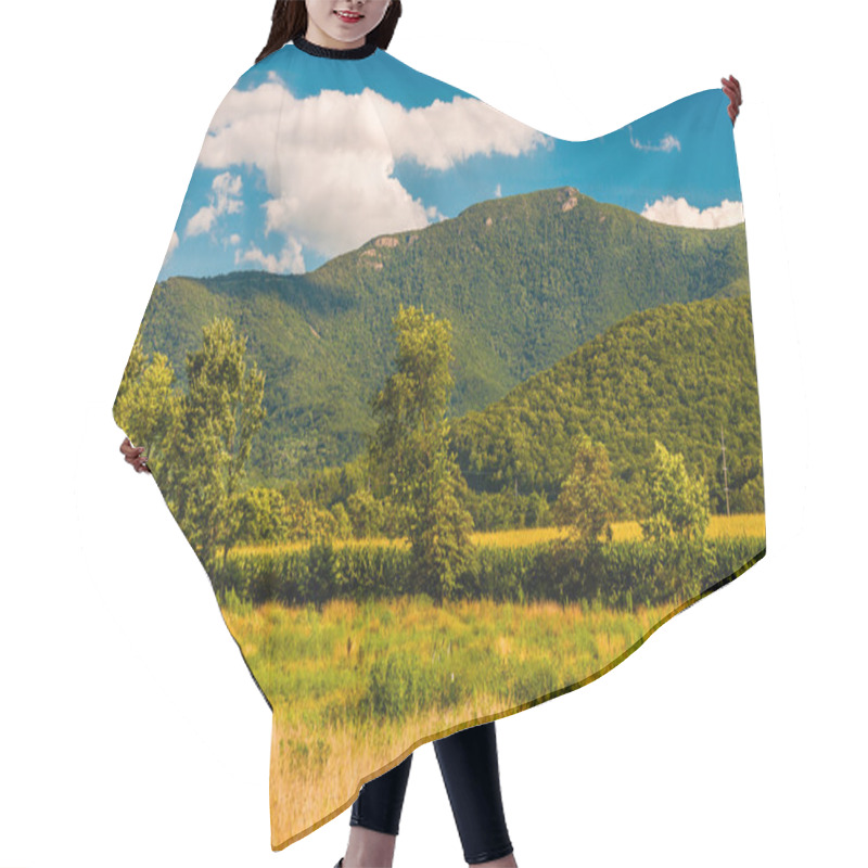 Personality  Farm Fields And View Of The Appalachians In The Shenandoah Valle Hair Cutting Cape