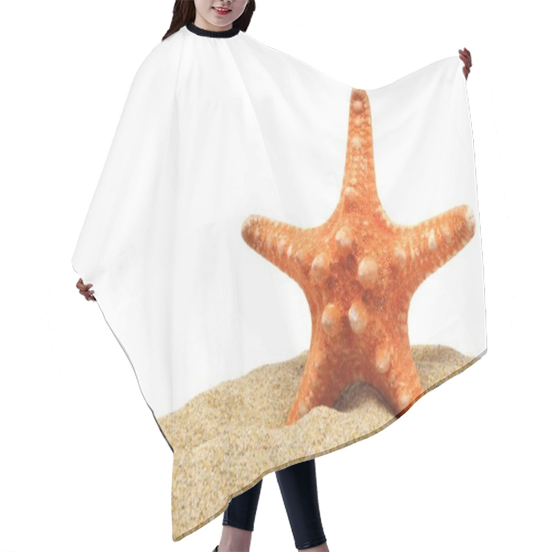 Personality  Seastar And Sand Bank Hair Cutting Cape