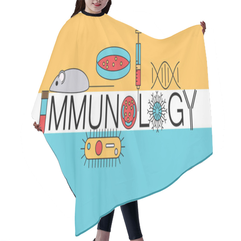 Personality  Immunology Research Icons Hair Cutting Cape