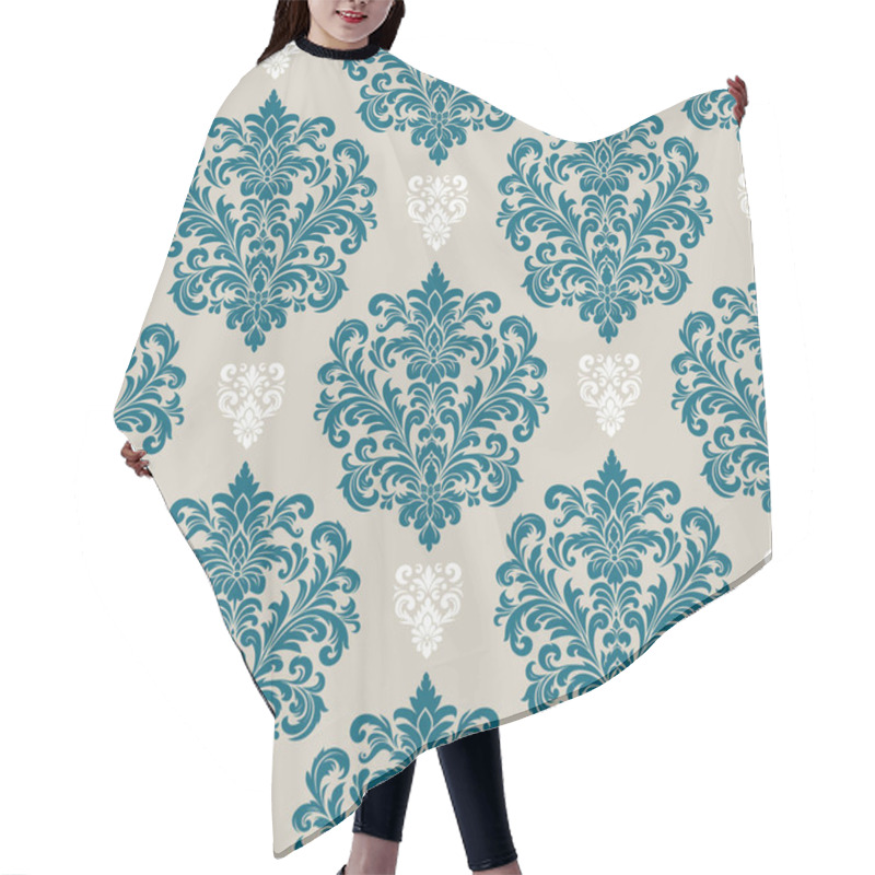 Personality  Damask Pattern,Classic Ornamental Design For Textiles And Wallpapers. Hair Cutting Cape