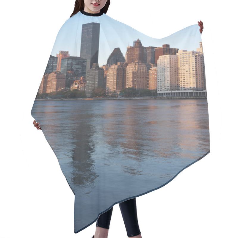 Personality  Manhattan Skyline New York City Hair Cutting Cape