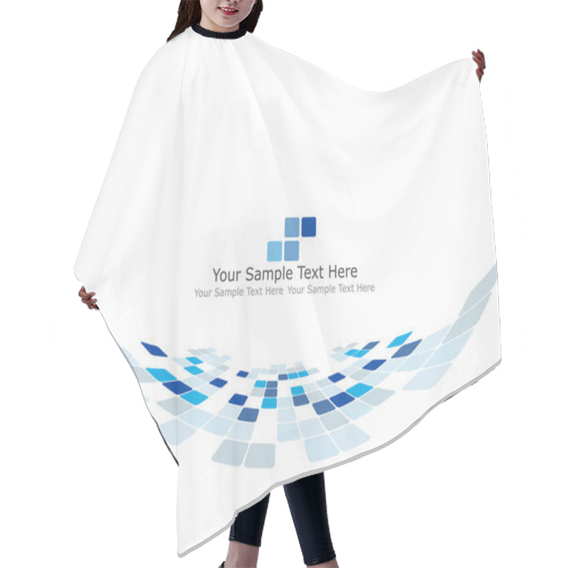 Personality  Business Background Hair Cutting Cape