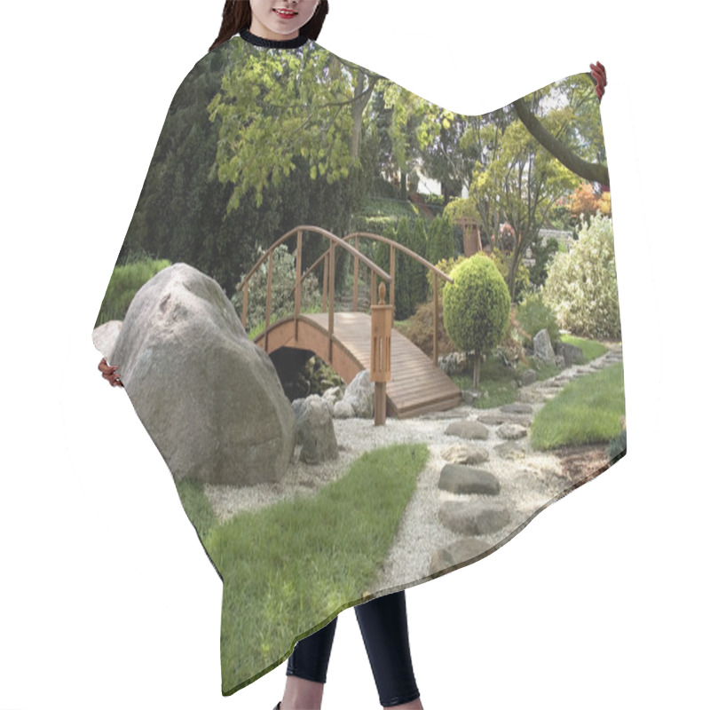 Personality  Japanese Garden Hair Cutting Cape