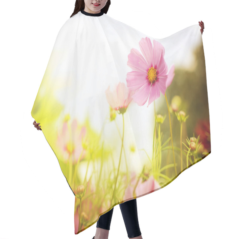 Personality  Flower Field Hair Cutting Cape