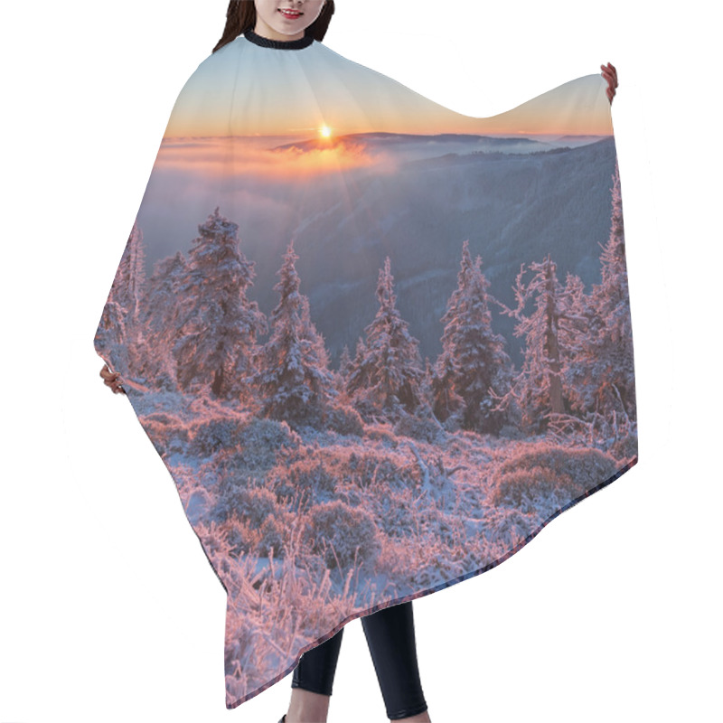 Personality  Winter Wonderland Hair Cutting Cape