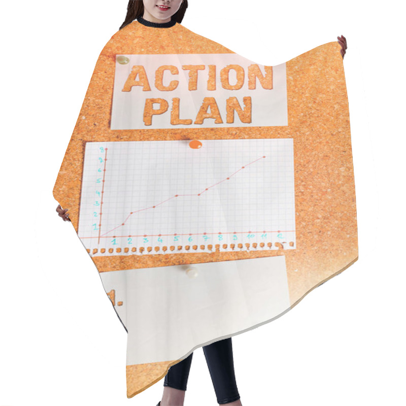 Personality  Text Sign Showing Action Plan. Conceptual Photo Detailed Plan Outlining Actions Needed To Reach Goals Or Vision Corkboard Color Size Paper Pin Thumbtack Tack Sheet Billboard Notice Board. Hair Cutting Cape