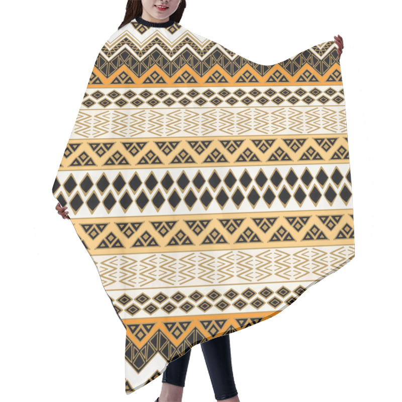 Personality  Seamless Aztec Pattern Hair Cutting Cape