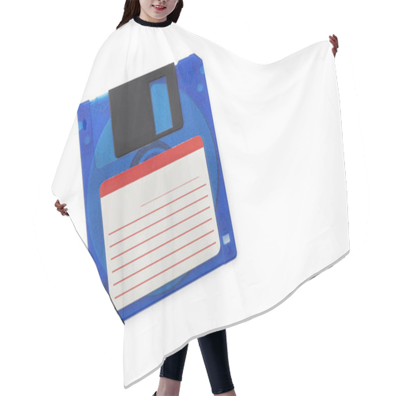 Personality  Computer Floppy Disk, Isolated On A White Background, With Copy Space Hair Cutting Cape