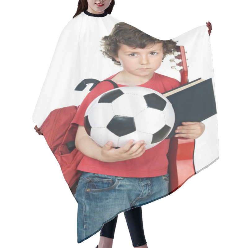 Personality  Adorable Child Tired Hair Cutting Cape