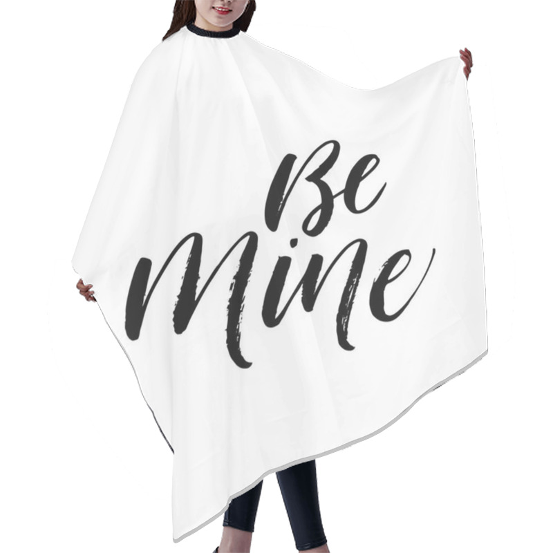 Personality  Be Mine Postcard. Hair Cutting Cape