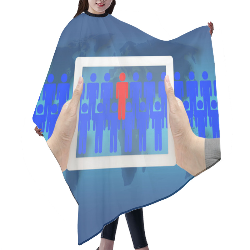 Personality  World Business Recruitment Hair Cutting Cape