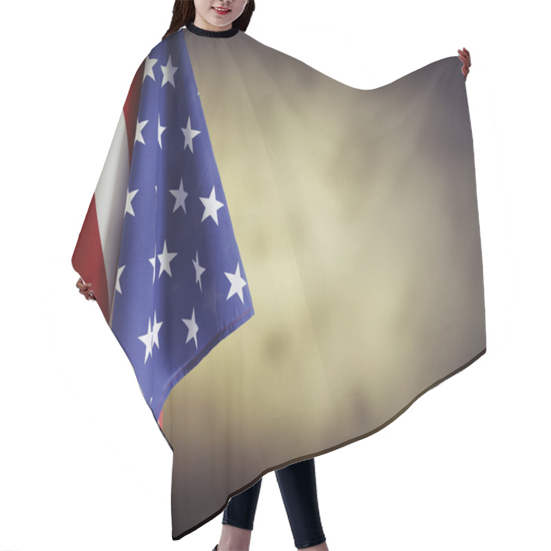 Personality  American Flag Hair Cutting Cape