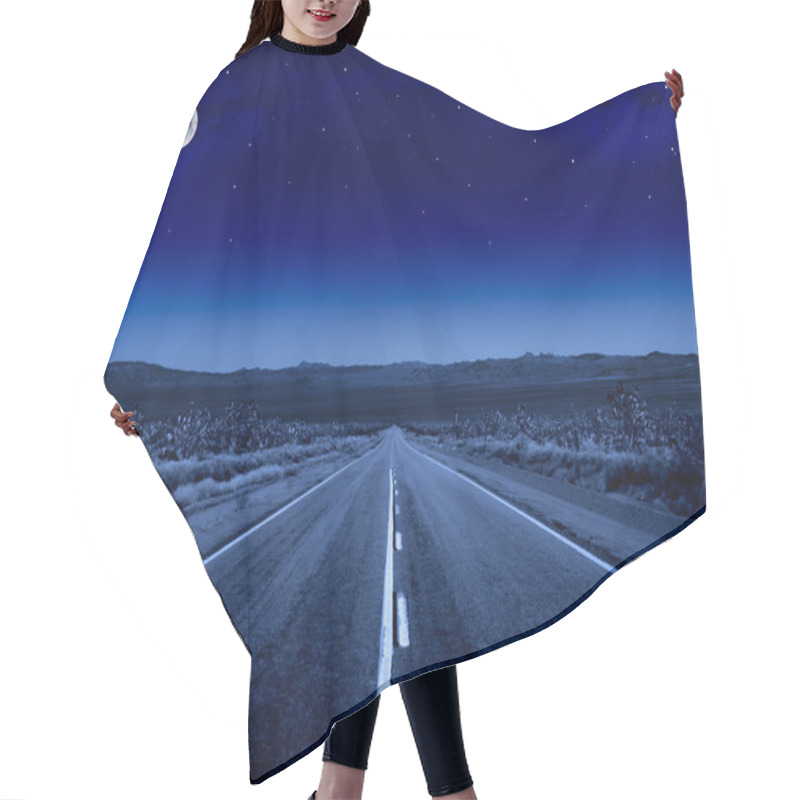 Personality  Starry Night Road Hair Cutting Cape