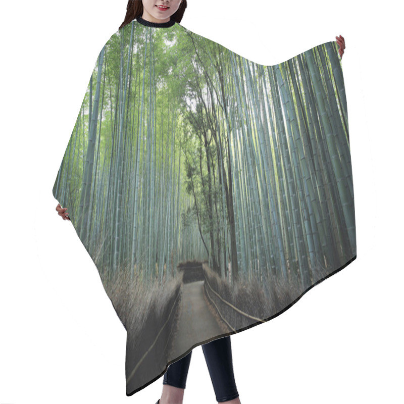 Personality  Bamboo Forest In Japan Hair Cutting Cape