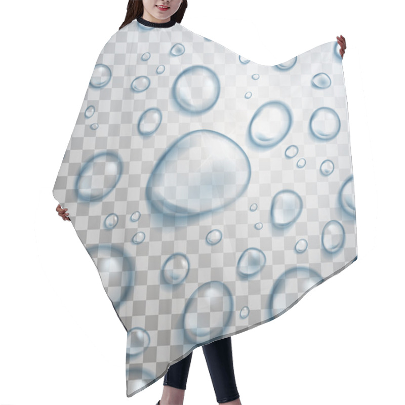 Personality  Water Drops Elements Hair Cutting Cape