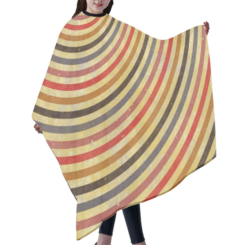 Personality  Stripes Background Hair Cutting Cape