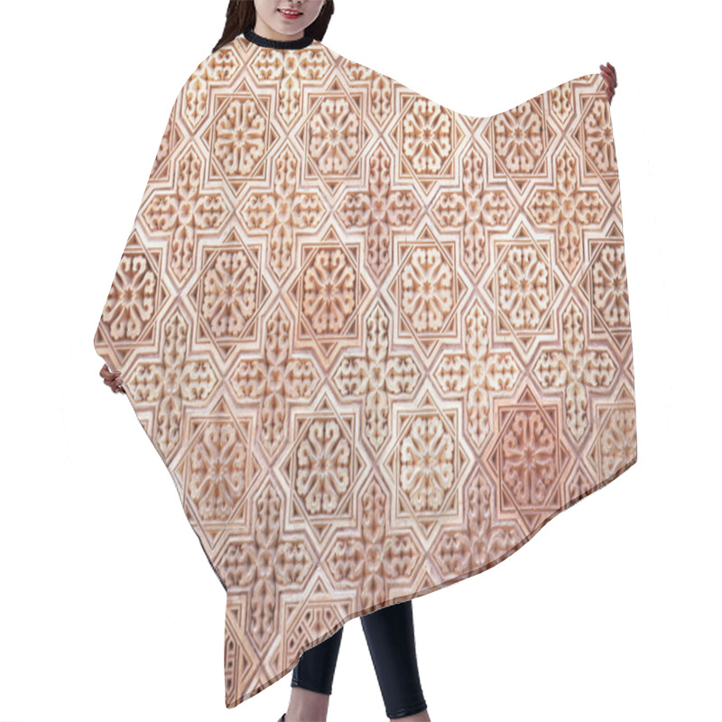 Personality  Background Of Arabic Pattern Hair Cutting Cape