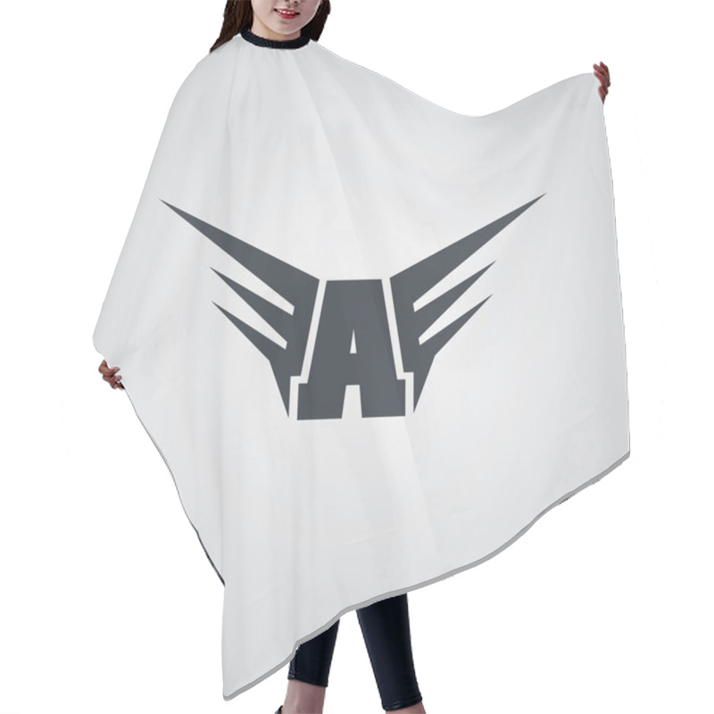 Personality  Aviator Symbol Logo Hair Cutting Cape