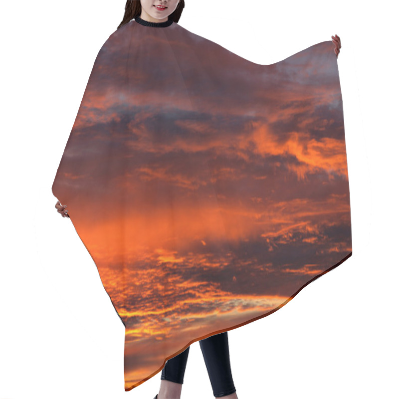 Personality  Sky Before Sunset Hair Cutting Cape