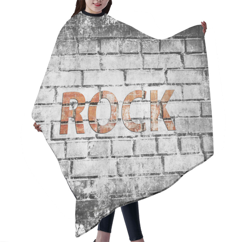 Personality  Grunge Rock Music Poster Hair Cutting Cape