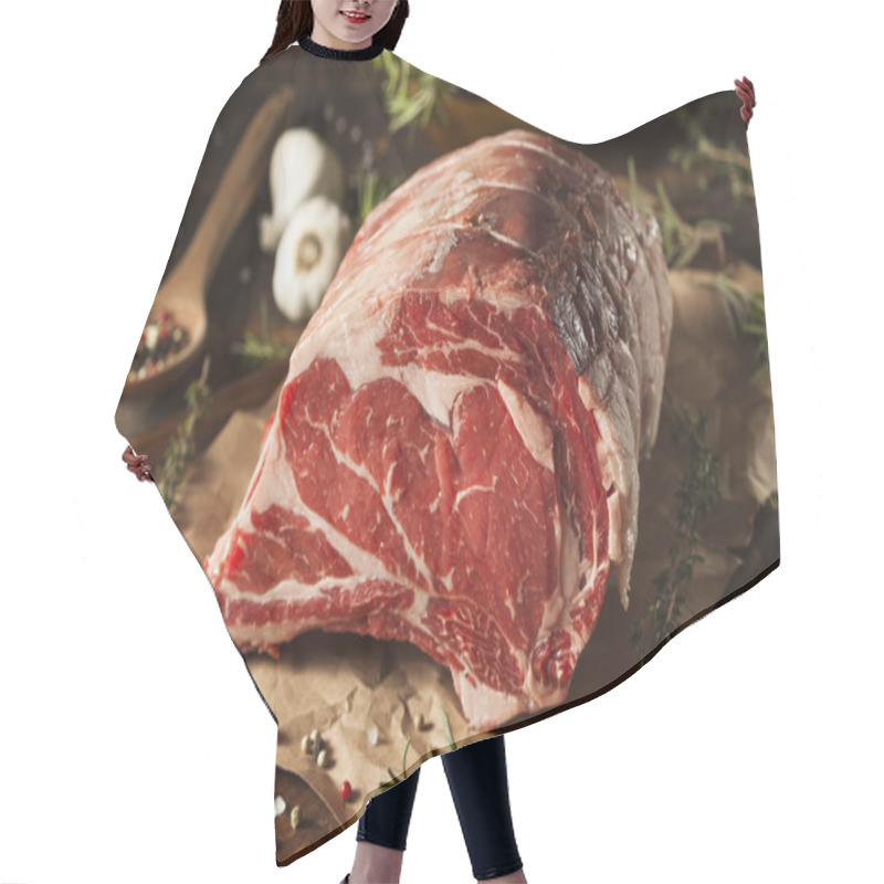 Personality  Raw Grass Fed Prime Rib Meat Hair Cutting Cape