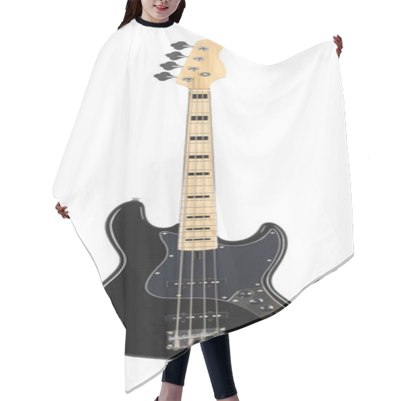 Personality  Electric Bass Guitar Hair Cutting Cape