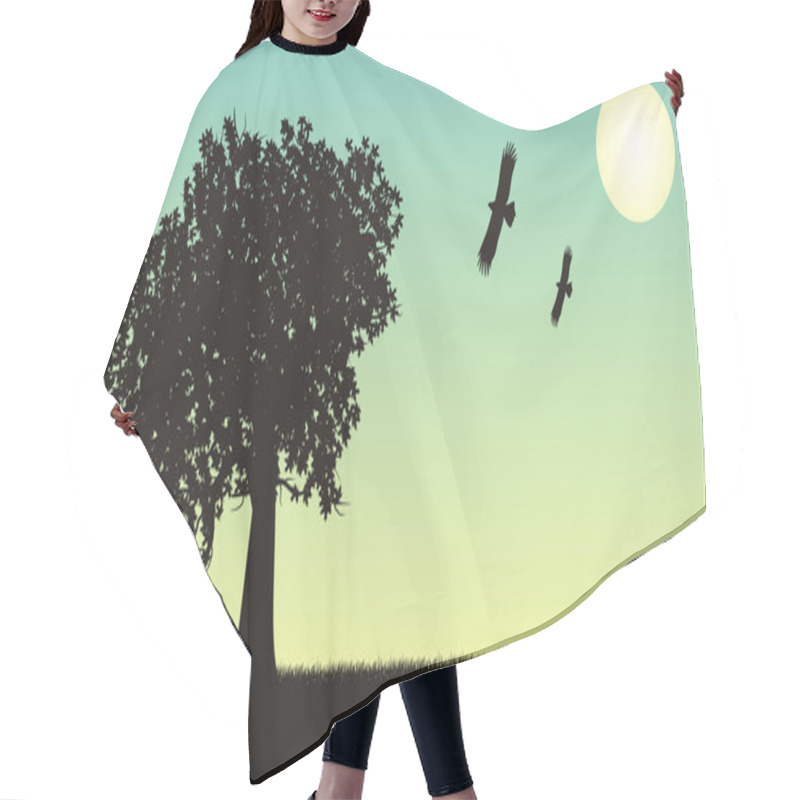 Personality  One Of Four Seasons - Summer Hair Cutting Cape