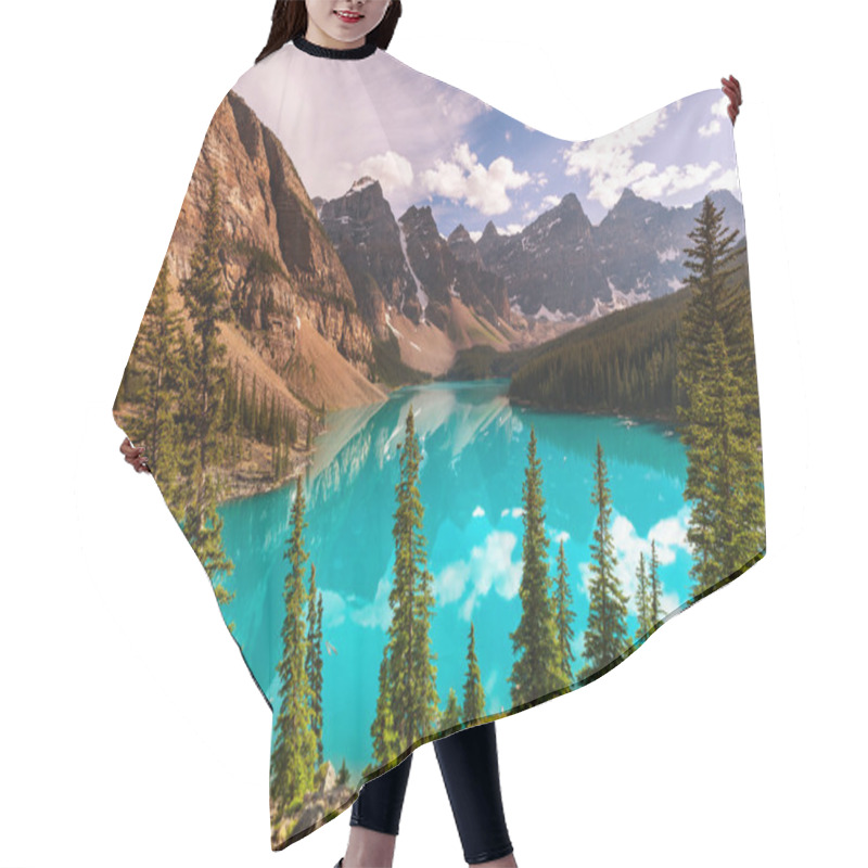 Personality  Moraine Lake In Banff National Park Hair Cutting Cape