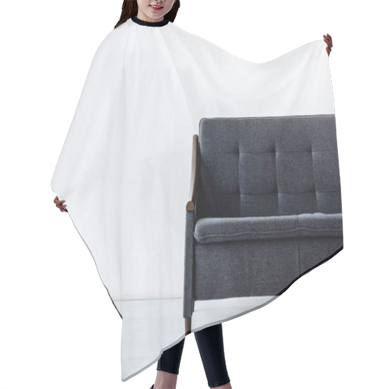 Personality  Modern Sofa Near While Wall In Living Room  Hair Cutting Cape