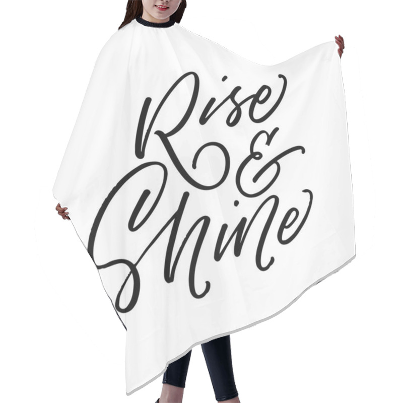 Personality  Rise And Shine Card.  Hair Cutting Cape